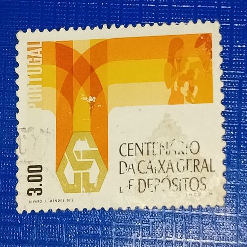 USED - PORTUGAL 3.00 POSTAGE STAMP USED - PORTUGAL 3.00 POSTAGE STAMP