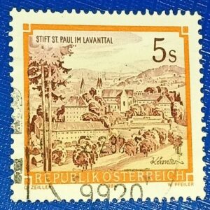 USED - REPUBLIKOSTERREICH 5S POSTAGE STAMP USED - REPUBLIKOSTERREICH 5S POSTAGE STAMP