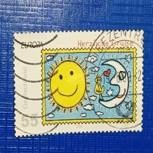 USED - NEDERLAND 55C POSTAGE STAMP USED - NEDERLAND 55C POSTAGE STAMP