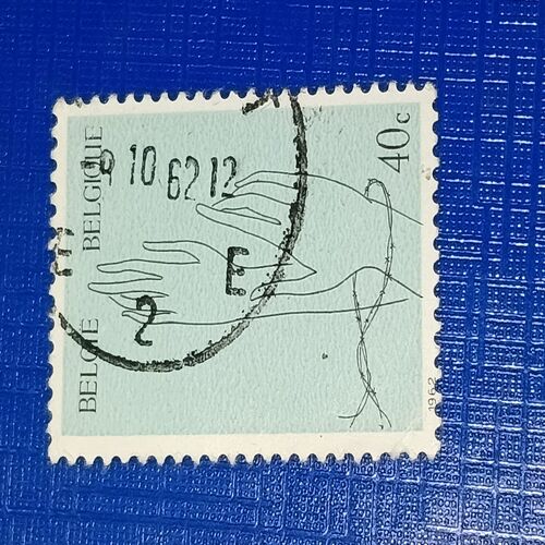 USED - BELOME 40C POSTAGE STAMP USED - BELOME 40C POSTAGE STAMP
