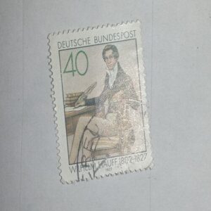 USED - DEUTSCHE BUNDESPOST 40 POSTAGE STAMP USED - DEUTSCHE BUNDESPOST 40 POSTAGE STAMP