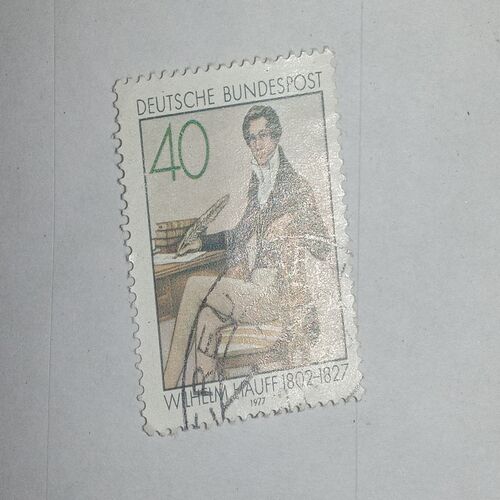 USED - DEUTSCHE BUNDESPOST 40 POSTAGE STAMP USED - DEUTSCHE BUNDESPOST 40 POSTAGE STAMP