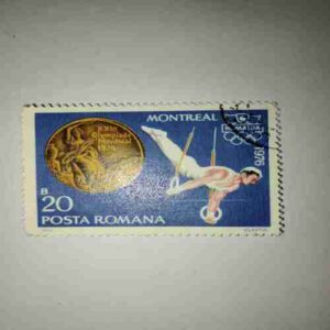 POSTA ROMANA MONTREAL 20B POSTAGE 1976 STAMP POSTA ROMANA MONTREAL 20B POSTAGE 1976 STAMP