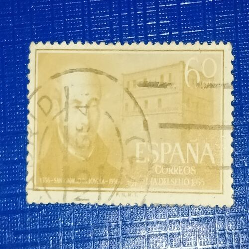 USED - ESPANA 69PTA POSTAGE STAMP