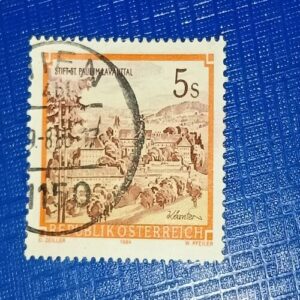 USED - REPUBLIKOSTERREICH 5S POSTAGE STAMP USED - REPUBLIKOSTERREICH 5S POSTAGE STAMP