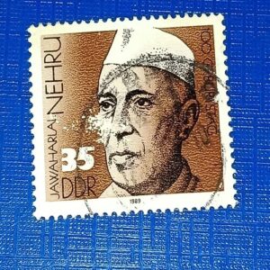 USED - EAST GERMANY (DDR 35 )JAWAHARLAL NEHRU POSTAGE STAMP USED - EAST GERMANY (DDR 35 )JAWAHARLAL NEHRU POSTAGE STAMP