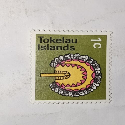 DMNH - TOKELAU ISLAND 1C POSTAGE STAMP MNH - TOKELAU ISLAND 1C POSTAGE STAMP
