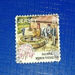 USED - JERSEY POSTAGE STAMP USED - JERSEY POSTAGE STAMP