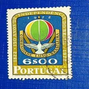 USED - PORTUGAL 6$00 POSTAGE STAMP