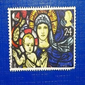 USED - CHRISTMAS 24 U.S POSTAGE STAMP USED - CHRISTMAS 24 U.S POSTAGE STAMP