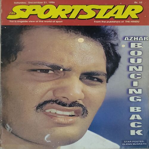 Sportstar (November 21, 1996) with poster. Sportstar (November 21, 1996) with poster.