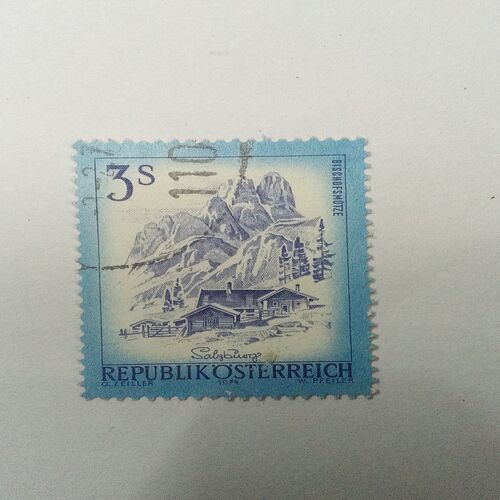 USED - REPUBLIK 'O'STERREICH 3S POSTAGE STAMP