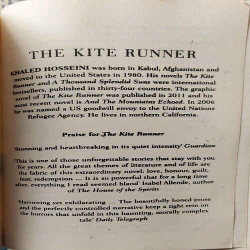 Document 3_23 The kite Runner ( by = Khaled Hosseini ) ( No. of Pages = 327 )