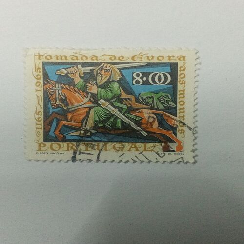 USED - PORTUGAL 8. POSTAGE STAMP