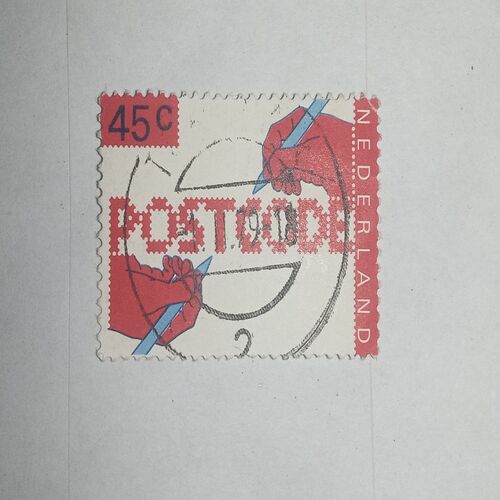 USED - NEDERLAND 45C POSTAGE STAMP USED - NEDERLAND 45C POSTAGE STAMP