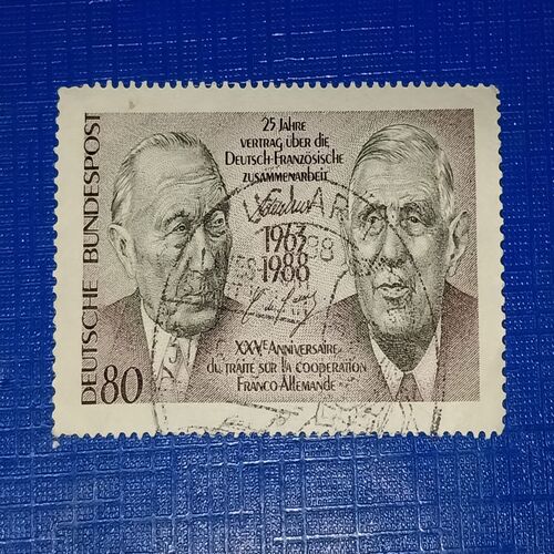 DEUTSCHE BUNDESPOST 80 POSTAGE STAMP DEUTSCHE BUNDESPOST 80 POSTAGE STAMP