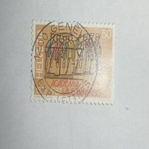 USED - HELVETIA 50 POSTAGE STAMP USED - HELVETIA 50 POSTAGE STAMP