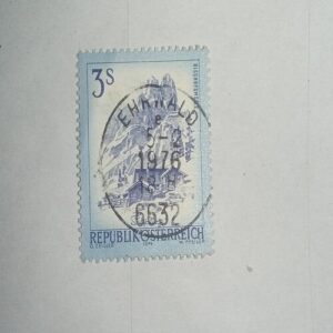 USED - REPUBLIK 'O' STERREICH 3S POSTAGE STAMP USED - REPUBLIK 'O' STERREICH 3S POSTAGE STAMP