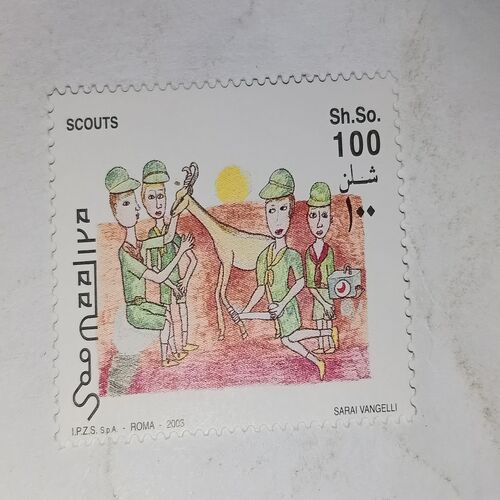 MNH - SCOUTS Sh.So.100 POSTAHE STAMP MNH - SCOUTS Sh.So.100 POSTAHE STAMP