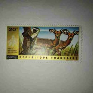 REPUBLIQUE RWANDAISE 20C POSTAGE STAMP 1972 Document 3_35 REPUBLIQUE RWANDAISE 20C POSTAGE STAMP 1972