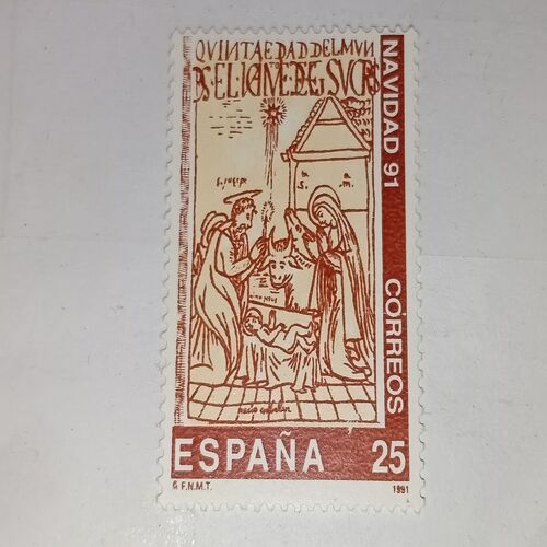 MNH - ESPANA CORREOS 25PTA POSTAGE STAMP MNH - ESPANA CORREOS 25PTA POSTAGE STAMP