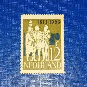 NEDERLAND 12C POSTAGE STAMP