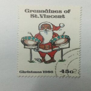 USED - CHRISTMAS 1986 45C POSTAGE STAMP USED - CHRISTMAS 1986 45C POSTAGE STAMP