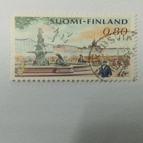 USED - SUOMI - FINLAND 0,80 POSTAGE STAMP USED - SUOMI - FINLAND 0,80 POSTAGE STAMP