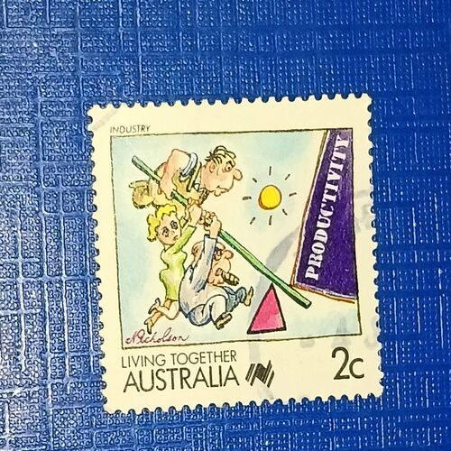 AUSTRALIA 2C POSTAGE STAMP AUSTRALIA 2C POSTAGE STAMP