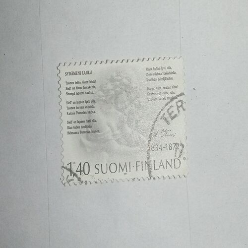 USED - 1,40 SUOMI.FINLAND POSTAGE STAMP USED - 1,40 SUOMI.FINLAND POSTAGE STAMP