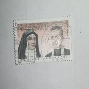 USED - DEUTSCHE BUNDESPOST 80 POSTAGE STAMP USED - DEUTSCHE BUNDESPOST 80 POSTAGE STAMP