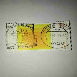 DEUTSCHE BUNDESPOST 100 POSTAGE STAMP 1993 DEUTSCHE BUNDESPOST 100 POSTAGE STAMP 1993