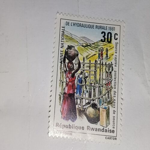 MNH - REPUBLIQUE RWANDAISE 30C POSTAGE STAMP MNH - REPUBLIQUE RWANDAISE 30C POSTAGE STAMP