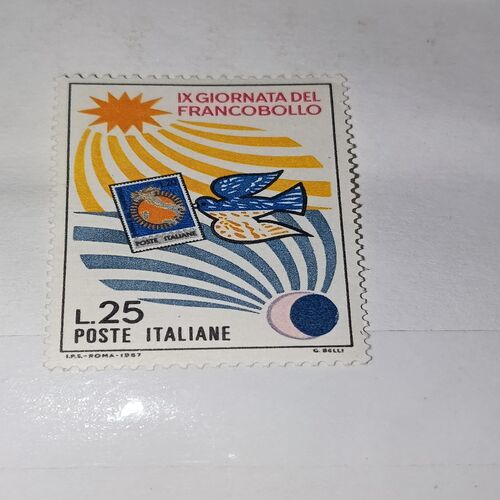 MNH- POSTE ITALIANE L.25 MNH- POSTE ITALIANE L.25