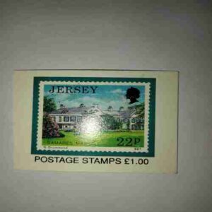 JERSEY 22P POSTAGE STAMP