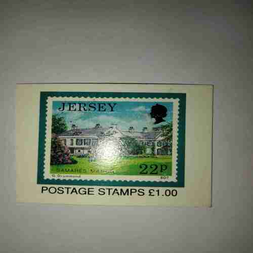 JERSEY 22P POSTAGE STAMP JERSEY 22P POSTAGE STAMP