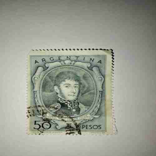 ARGENTINA 50PESOS POSTAGE STAMP ARGENTINA 50PESOS POSTAGE STAMP