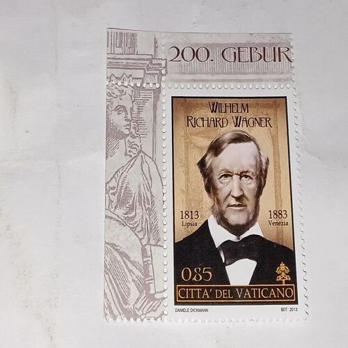MNH - VANTICAN CITY POSTAGE STAMP , RICHARD WAGNER MNH - VANTICAN CITY POSTAGE STAMP , RICHARD WAGNER