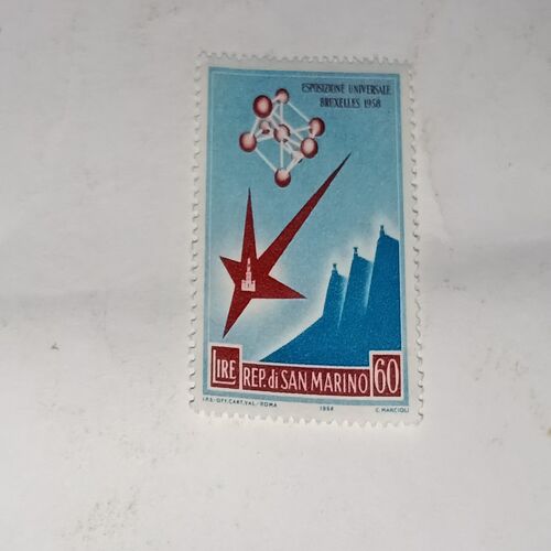 MNH - SAN MARNO 1958 POSTAGE STAMP MNH - SAN MARNO 1958 POSTAGE STAMP