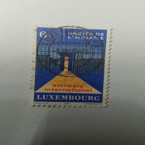 USED - LUXEMBOURG 6F POSTAGE 1978 STAMP USED - LUXEMBOURG 6F POSTAGE 1978 STAMP
