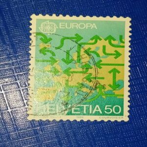 HELVETIA 50 POSTAGE STAMP HELVETIA 50 POSTAGE STAMP