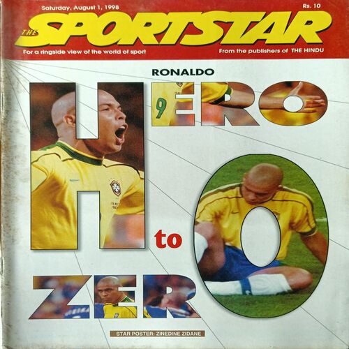 Sportstar (August 1 , 1998) with poster.