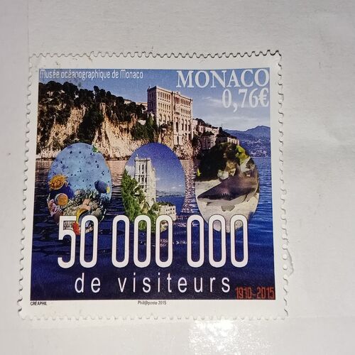 MONACO 0,76 POSTAGE STAMP MONACO 0,76 POSTAGE STAMP