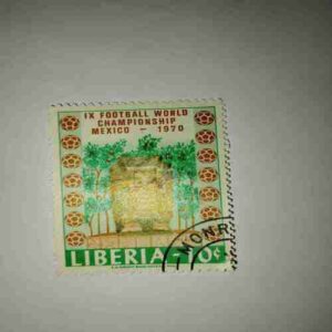 LIBERIA 10C POSTAGE 1970 STAMP LIBERIA 10C POSTAGE 1970 STAMP