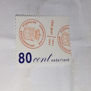 NEDERLAND 80C POSTAGE STAMP NEDERLAND 80C POSTAGE STAMP