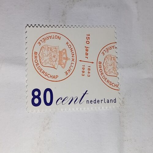 NEDERLAND 80C POSTAGE STAMP NEDERLAND 80C POSTAGE STAMP