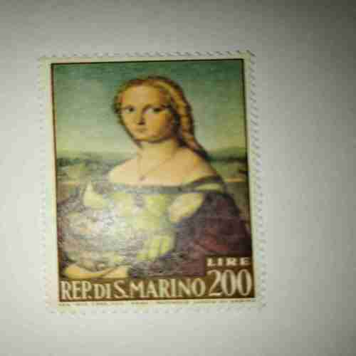REP. DIS. MARINO 200LIRE POSTAGE STAMP REP. DIS. MARINO 200LIRE POSTAGE STAMP
