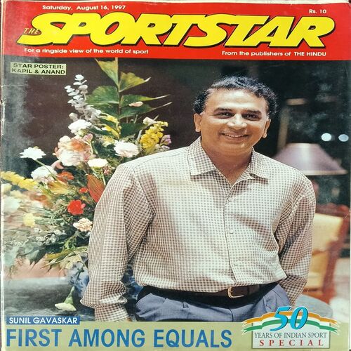 Sportstar (August 16, 1997) with poster. Sportstar (August 16, 1997) with poster.
