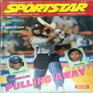 Sportstar (October 10, 1998) with poster.