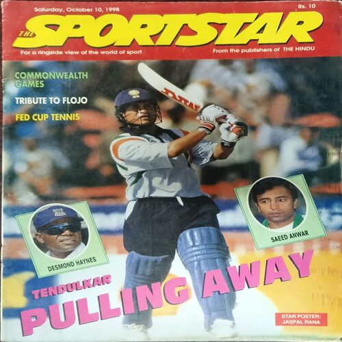 Sportstar (October 10, 1998) with poster. Sportstar (October 10, 1998) with poster.